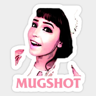 belle delphine mugshot Sticker